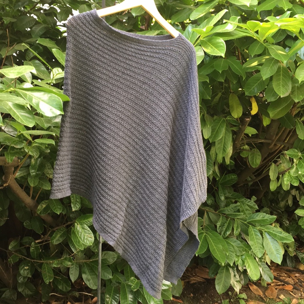 Gray Poncho